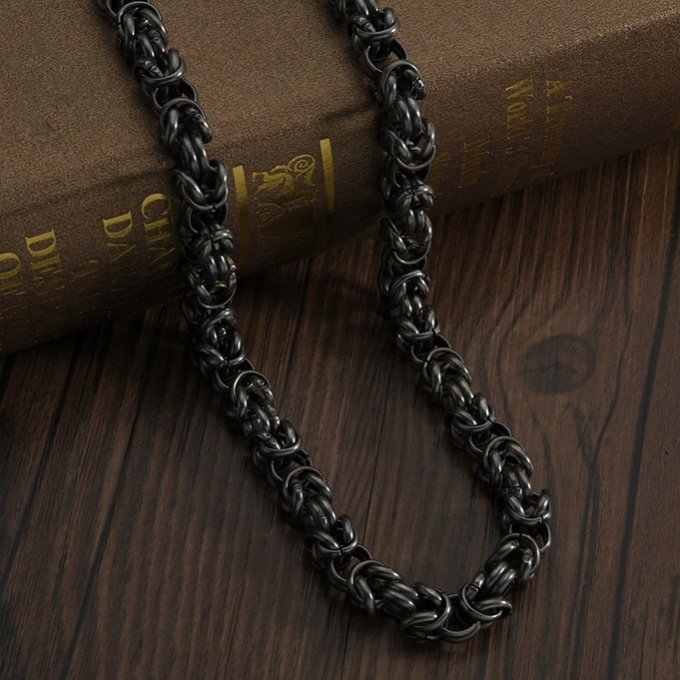 Collier en métal VINTAGE 60cm