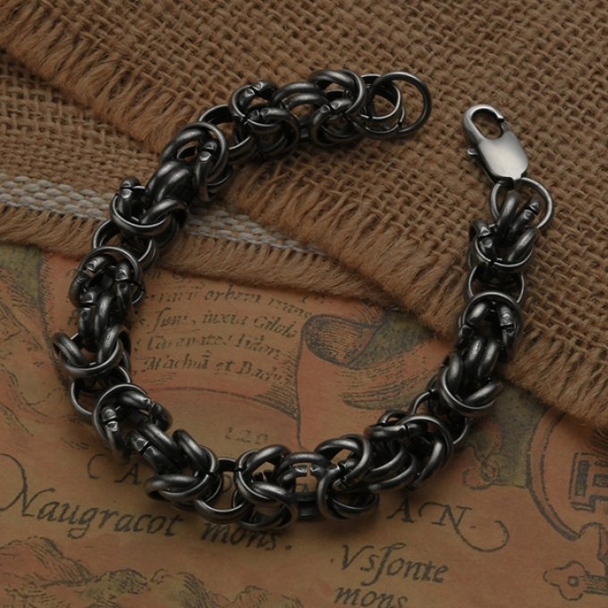 Bracelet en métal VINTAGE 21cm