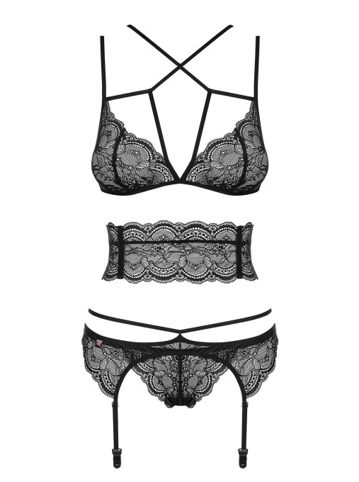 Frivolla Ensemble 4 pcs - Noir