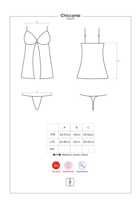 Chiccanta Babydoll - Noir