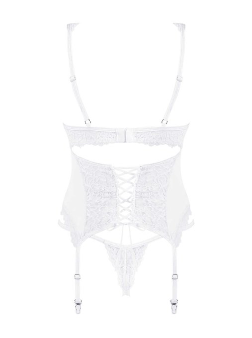 Corset et string blanc Amor Blanco