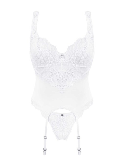 Corset et string blanc Amor Blanco