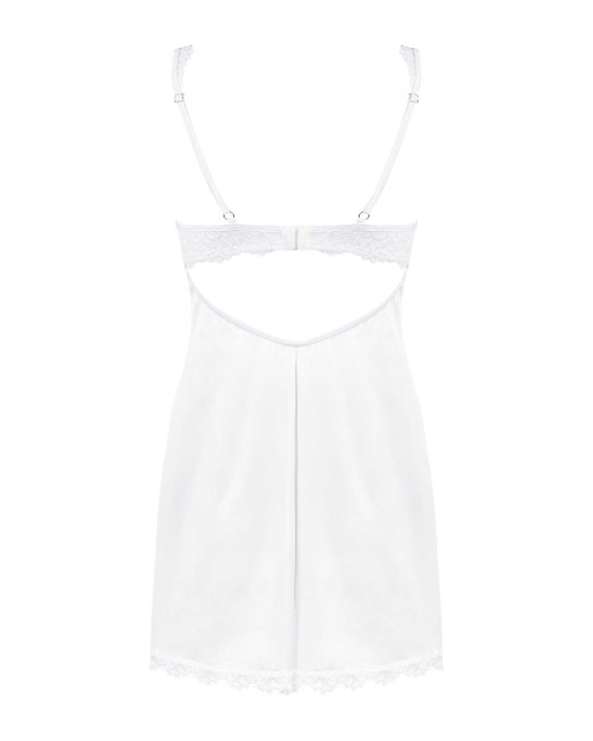 Amor Blanco Nuisette et string - Blanc