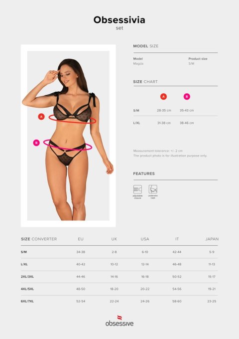 Obsessivia Ensemble 2 pcs - Noir