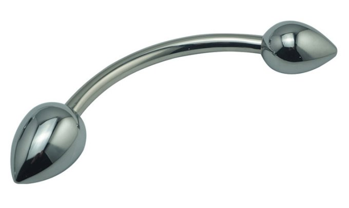 Stimulateur de prostate en métal Double Head 25cm