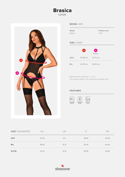 Brasica Corset - noir