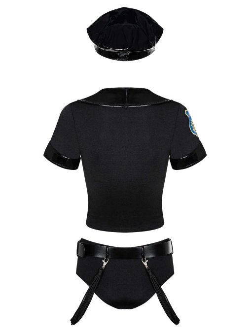 Police set Costume 6 pi�ces - Noir