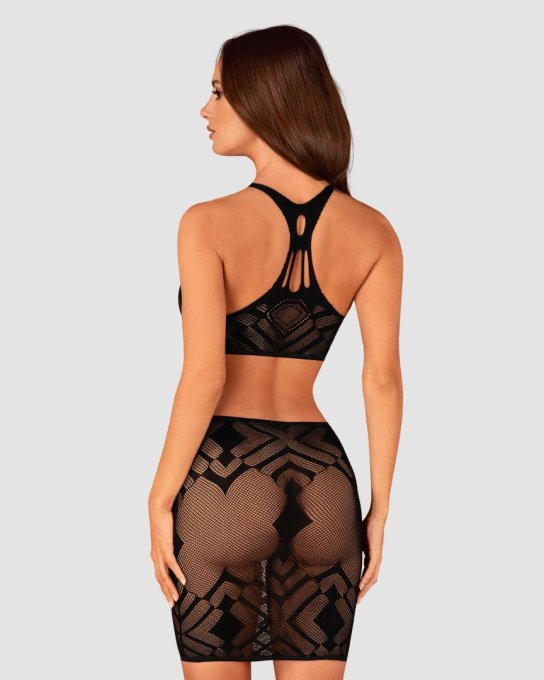 K101 top et jupe - Noire