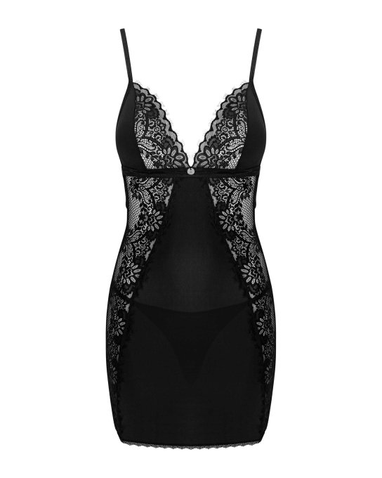 Maderris nuisette et String - Noire