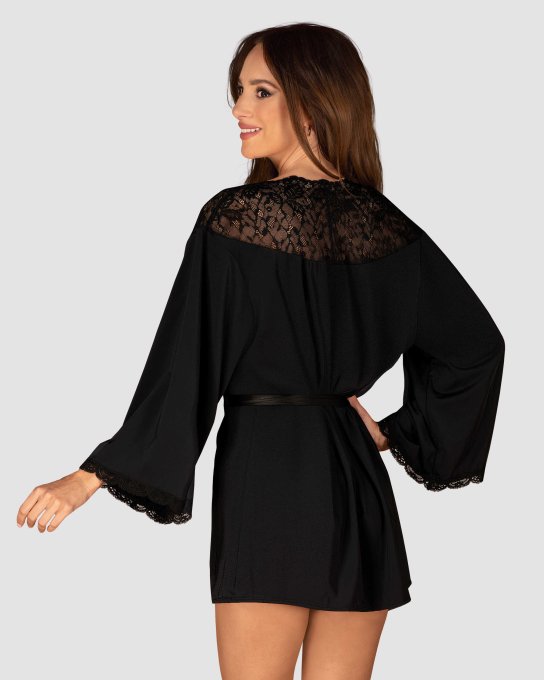 Bellastia peignoir - Noir