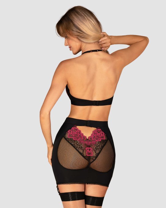 Rosenty ensemble Top et Jupe - Noir