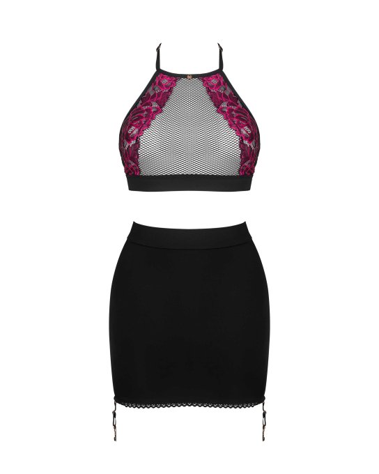 Rosenty ensemble Top et Jupe - Noir
