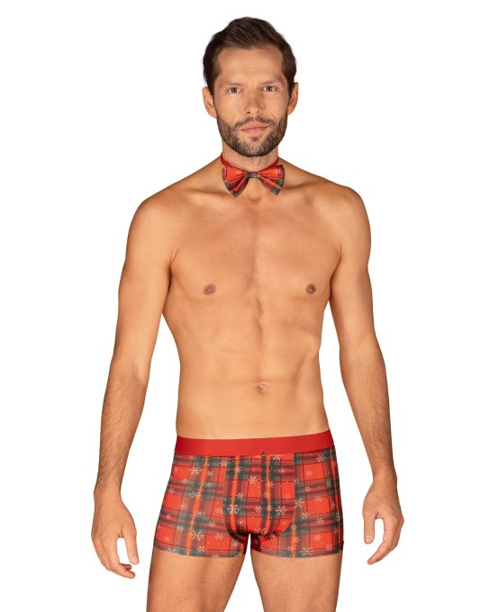 Mr Merrilo - Boxer et n?ud papillon Rouge