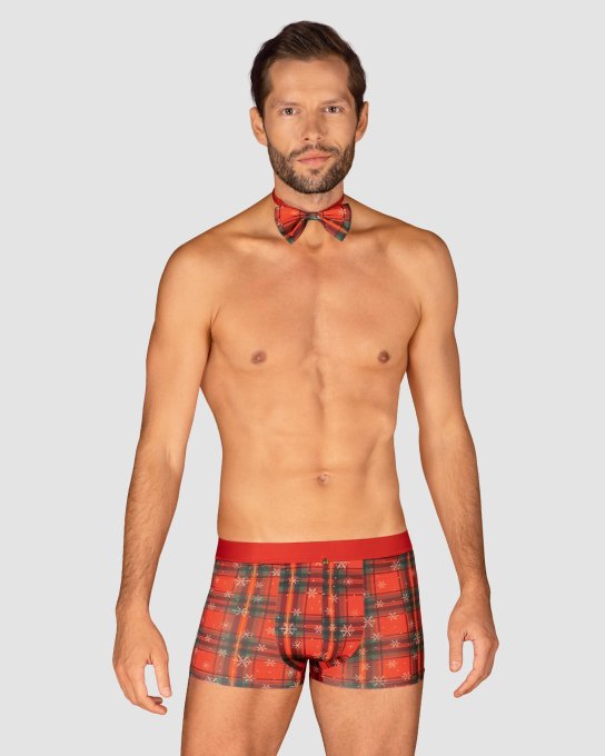 Mr Merrilo - Boxer et n?ud papillon Rouge