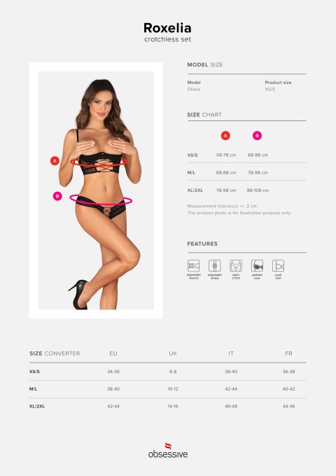 Roxelia ensemble ouvert - Noir