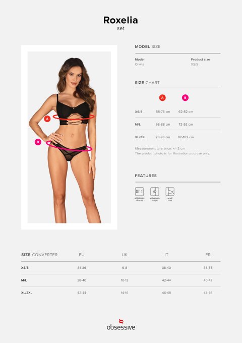 Roxelia ensemble 2 pi�ces - Noir