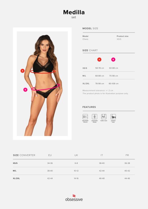 Medilla ensemble 2 pi�ces - Noir