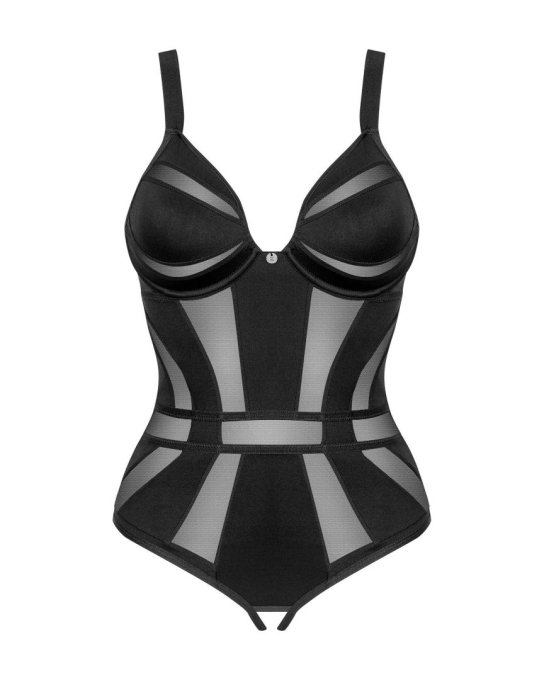 Chic Amoria body ouvert - Noir