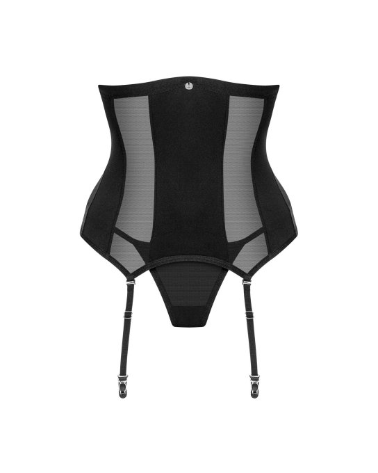 Chic Amoria corset et string - Noir