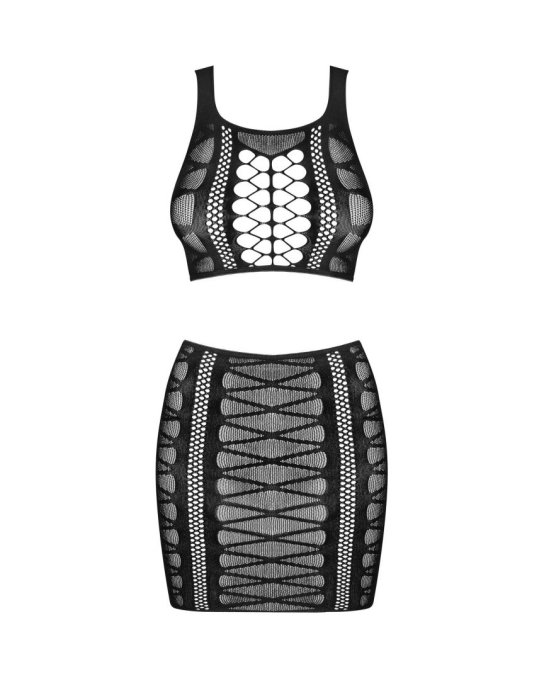 K102 Top et Jupe - Noir