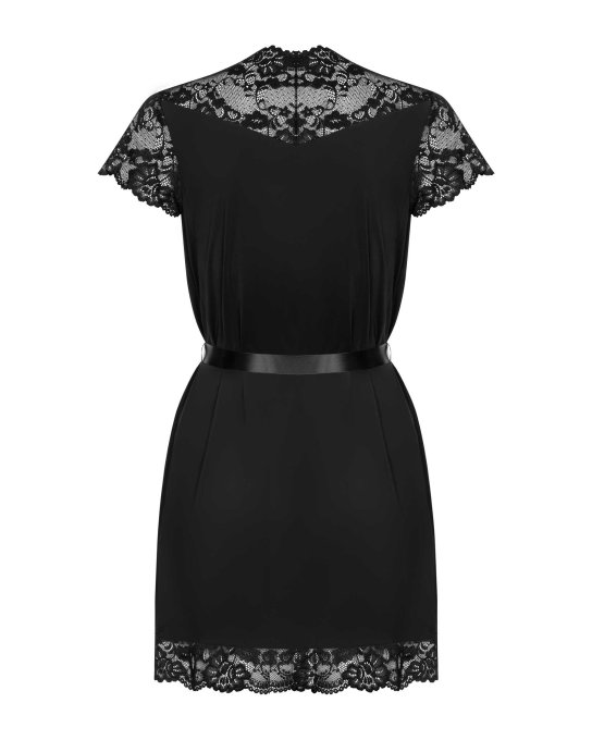 810-PEI-1 Peignoir - Noir