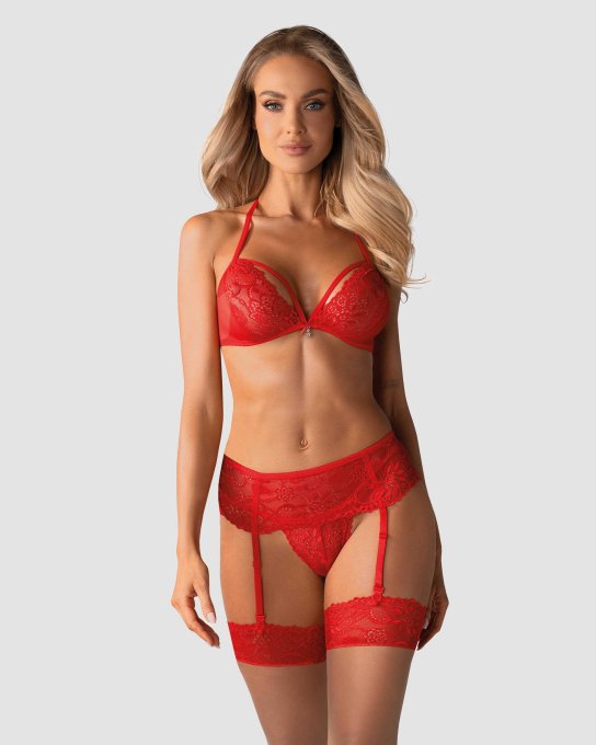 838-SEG-3 Ensemble 3 pcs - Rouge