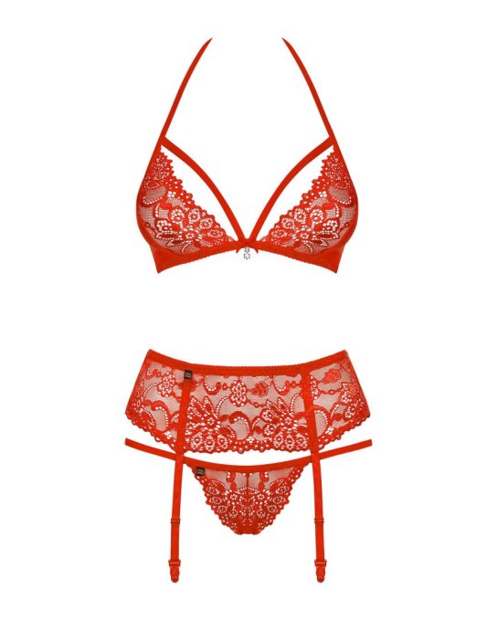 838-SEG-3 Ensemble 3 pcs - Rouge