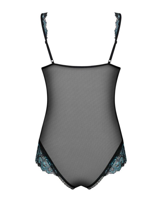Amanta Body ouvert - Noir et Turquoise