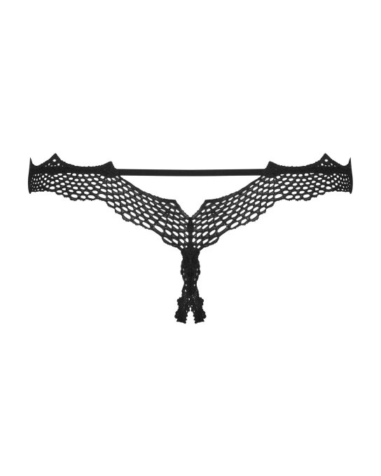 Bravelle String ouvert - Noir