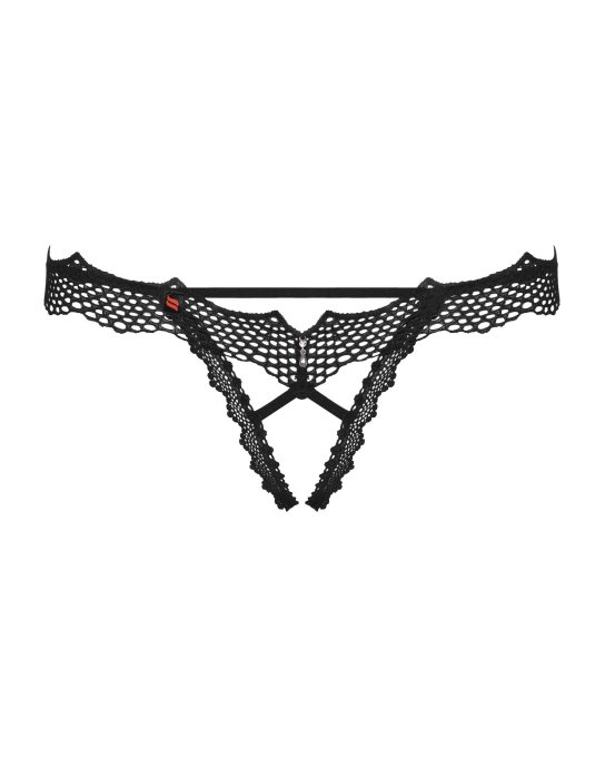 Bravelle String ouvert - Noir