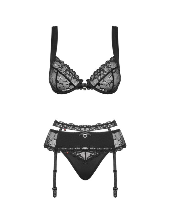 Heartina Ensemble 3 pcs - Noir