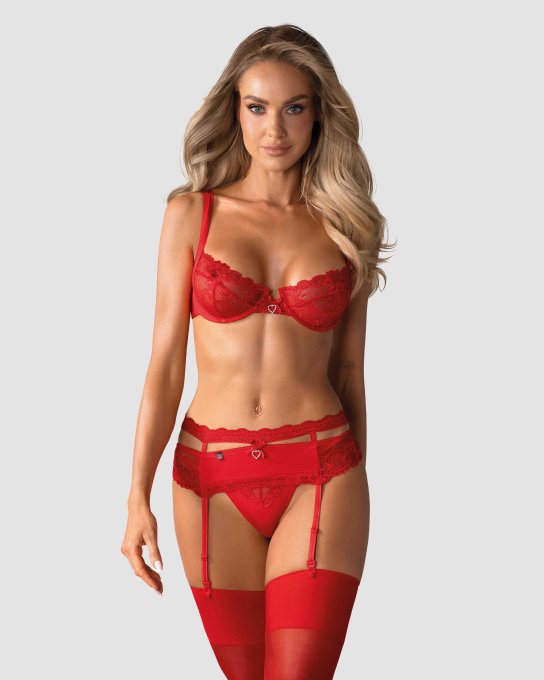 Heartina Ensemble 3 pcs - Rouge