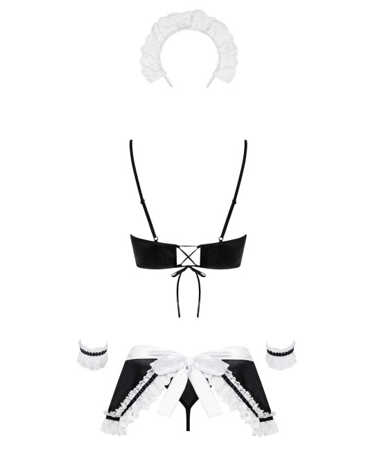 Maid set Costume de soubrette - Noir