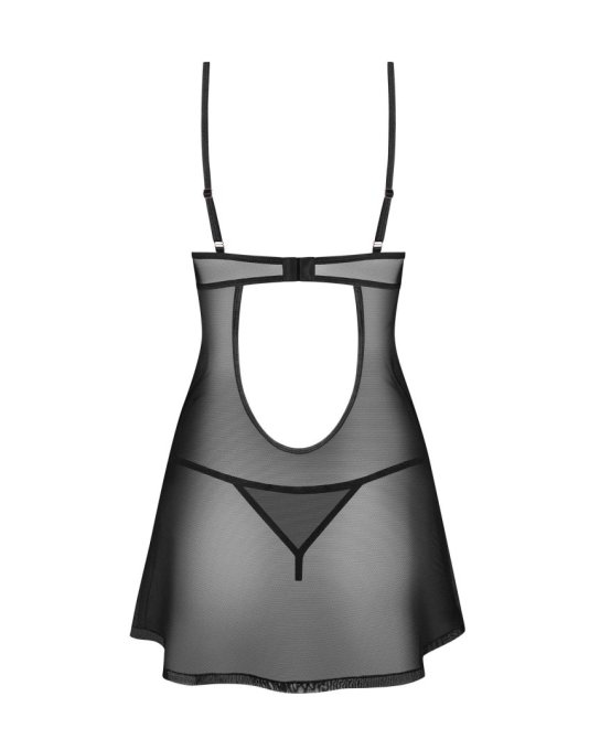 Euridia Nuisette et string - Noirs