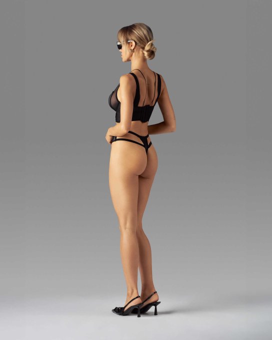 Nuites double string - Noir