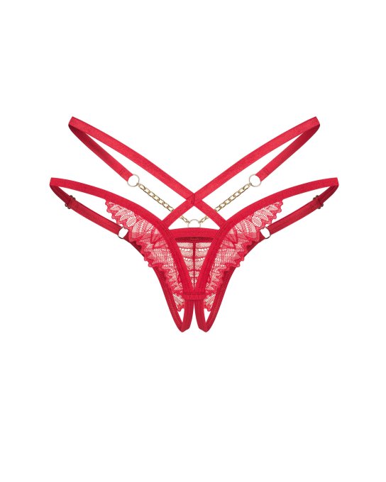 Matildea string ouvert Rouge