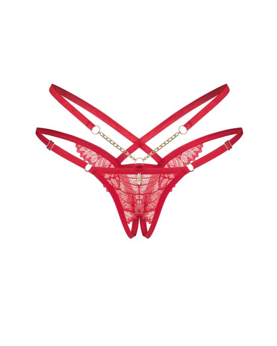 Matildea string ouvert Rouge
