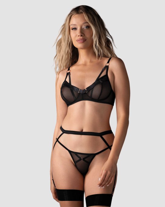 Euridia ensemble 3 pi�ces - Noir