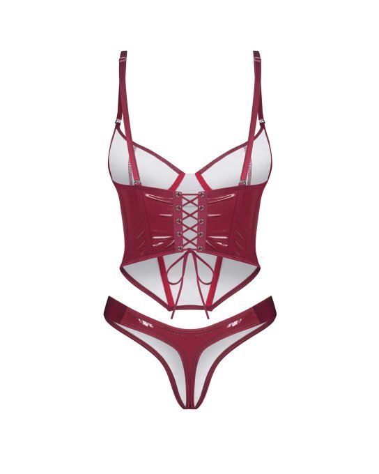 Redya Corset et string rouge