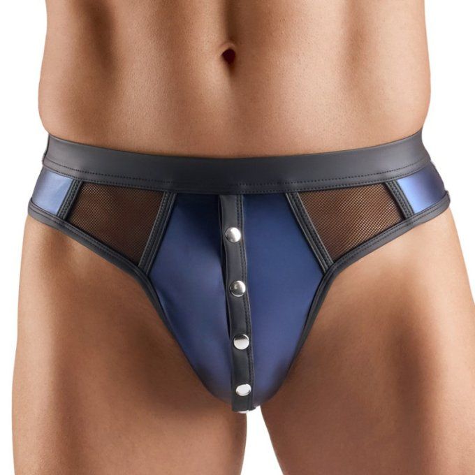  String avec boutons Notto Noir-Bleu 