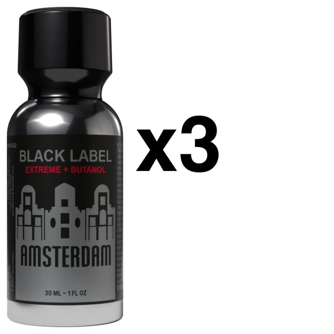 Amsterdam Black Label Extreme 30ml x3