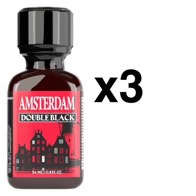 Amsterdam Double Black 24ML x3