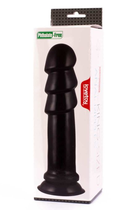 Anal Ripples Gode XXL 26 x 6.5 cm Noir