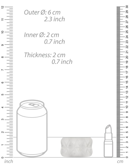 Anneau de masturbation Réversible Textured Sono n°92