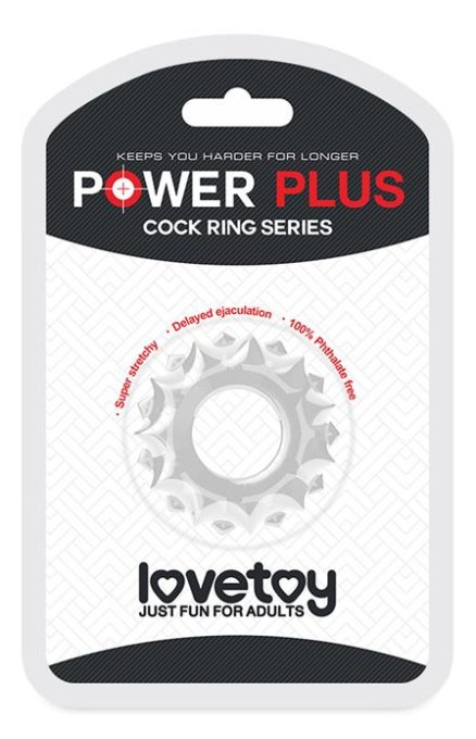 Anneau pénien power Plus Transparent