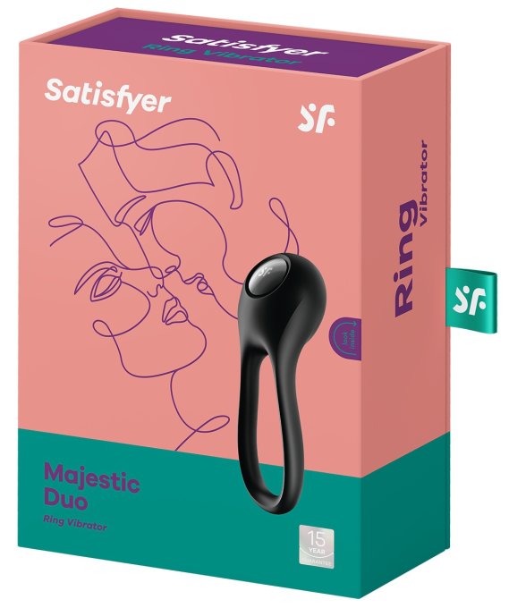 Anneau pénien vibrant Majestic Duo Satisfyer