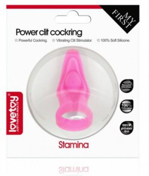 Anneau Vibrant Power Clit STAMINA – Rose