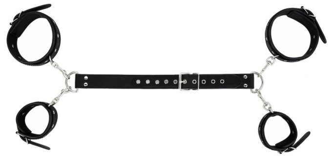 Attaches Bras-Poignets BACK BICEPS Noires