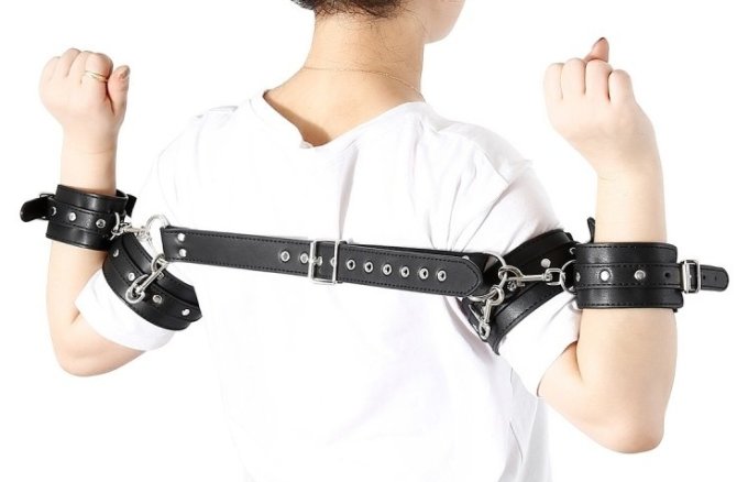 Attaches Bras-Poignets BACK BICEPS Noires