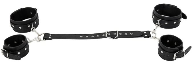 Attaches Bras-Poignets BACK BICEPS Noires